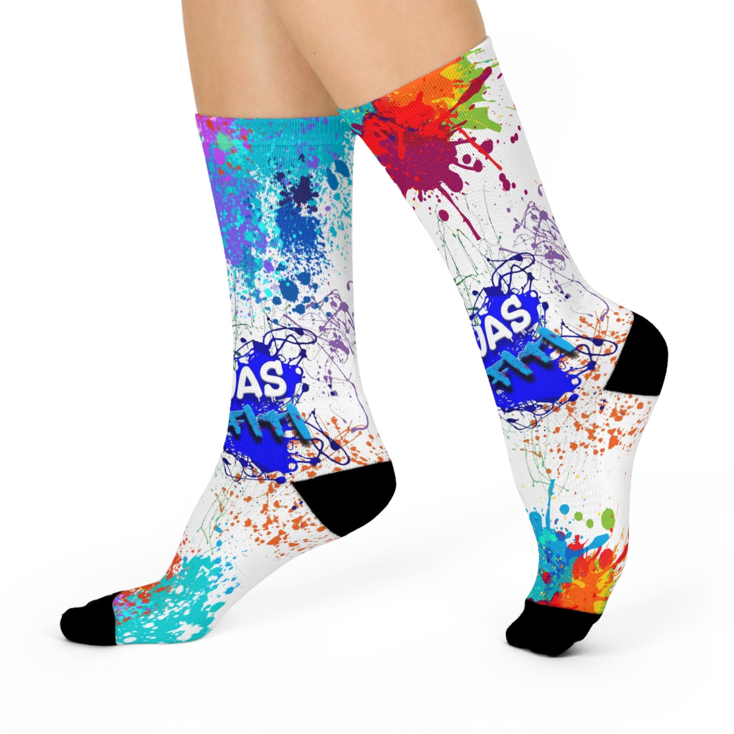 Cushioned Crew Socks Printify