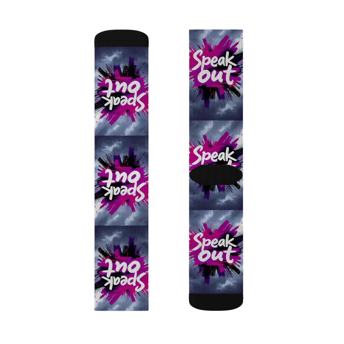 domestic violence Socks Printify