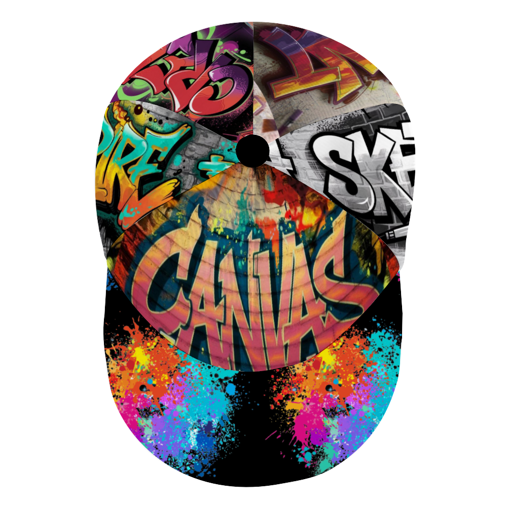 Canvas Graffitti - Adjustable Trucker Hat #1 ThisNew