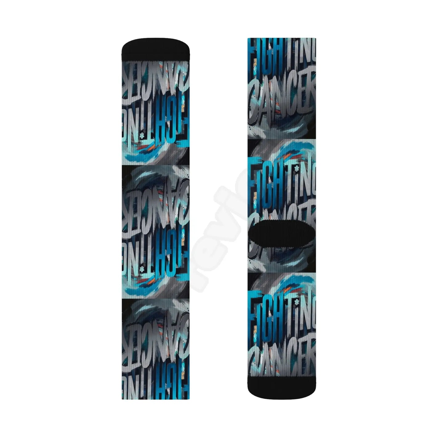 Cancer Sublimation Socks.