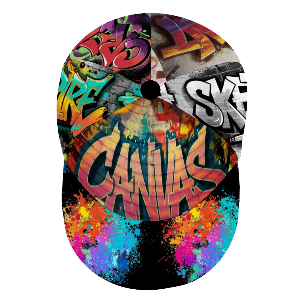 Canvas Graffitti - Adjustable Trucker Hat #1.