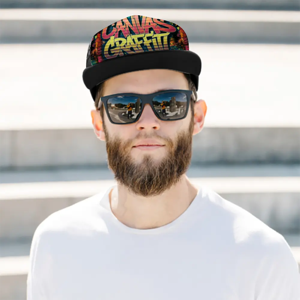 Canvas Graffitti - Adjustable Trucker Hat #1.