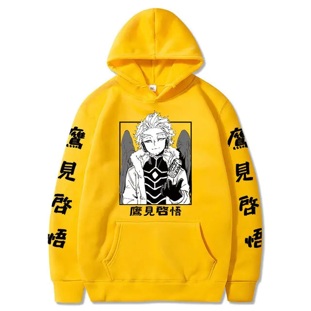 Japanese Anime Unisex Hoodies Sweatshirts Tops Canvas Graffitti