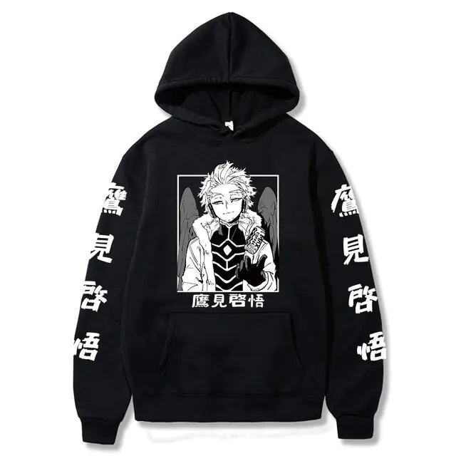 Japanese Anime Unisex Hoodies Sweatshirts Tops Canvas Graffitti