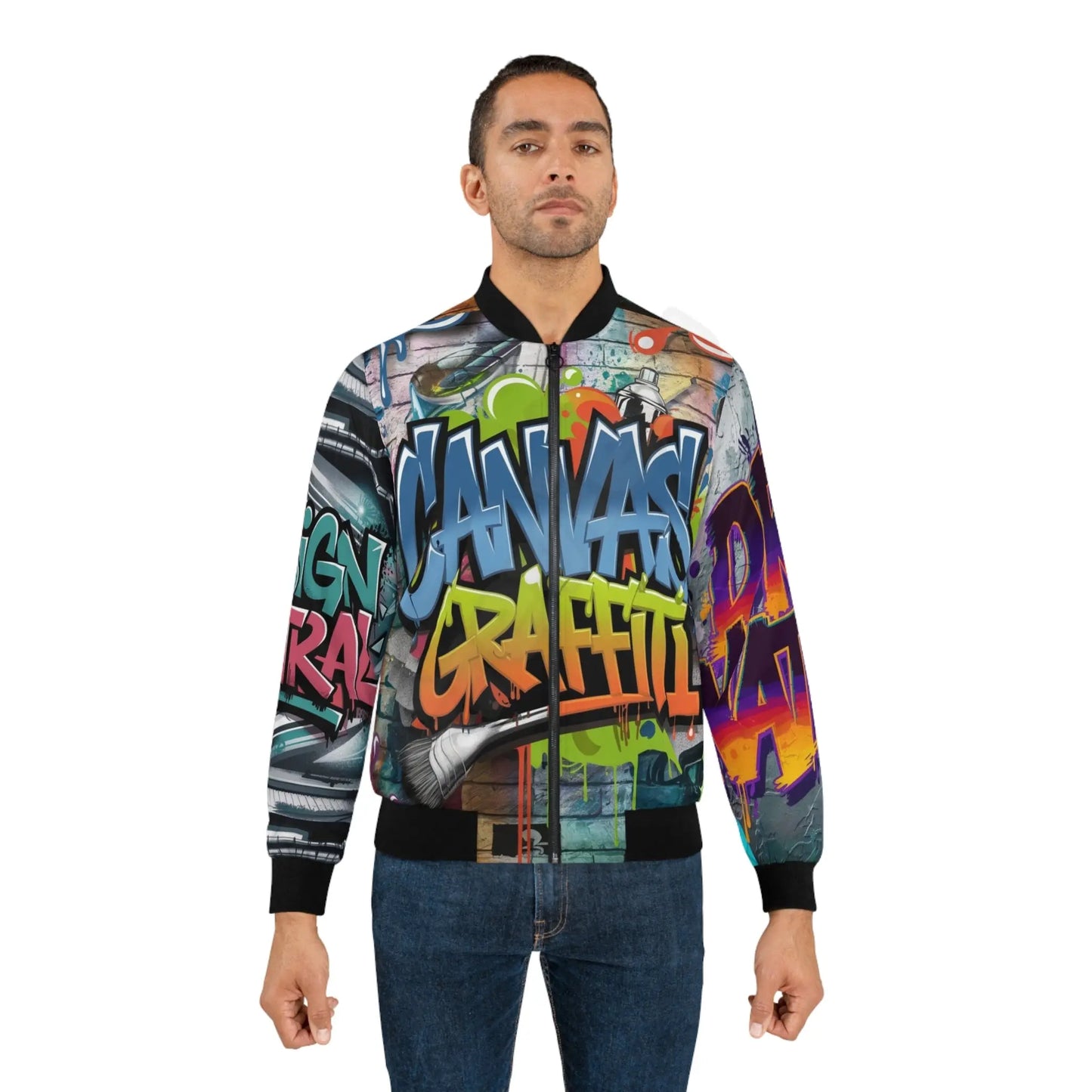 Men's Bomber Jacket (black).