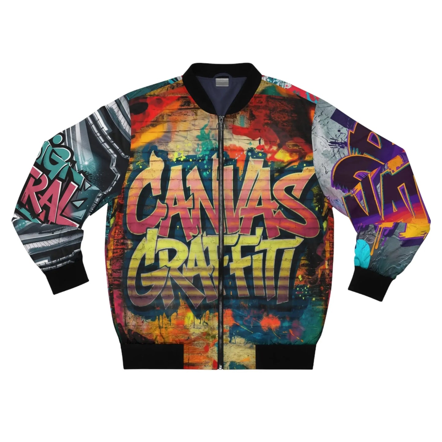 Men's Bomber Jacket (black)#2.