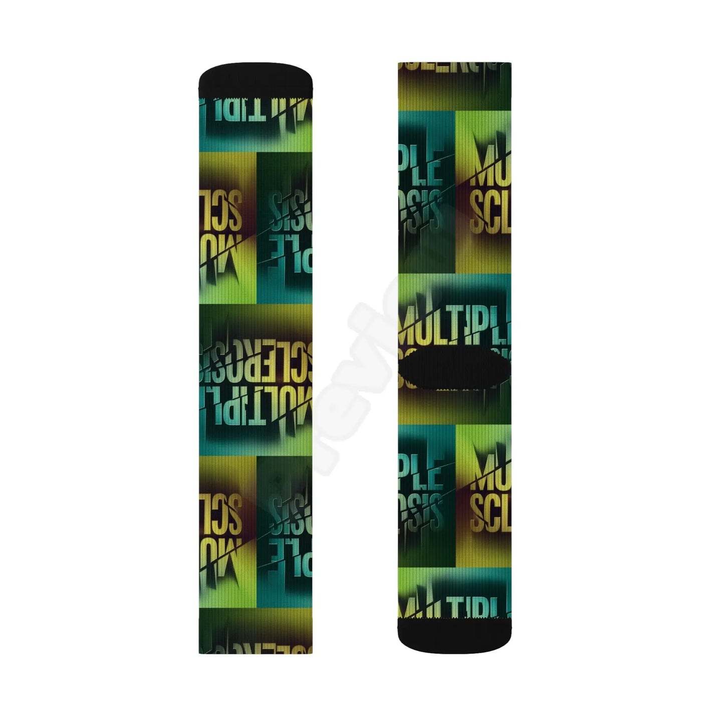 Multiple Sclerosis (MS) Sublimation Socks Printify
