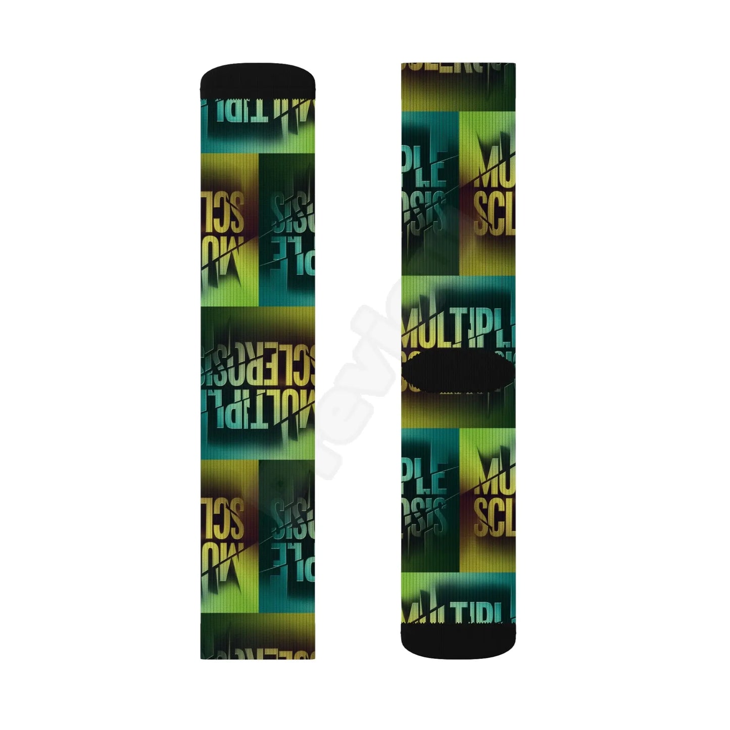Multiple Sclerosis (MS) Sublimation Socks Printify