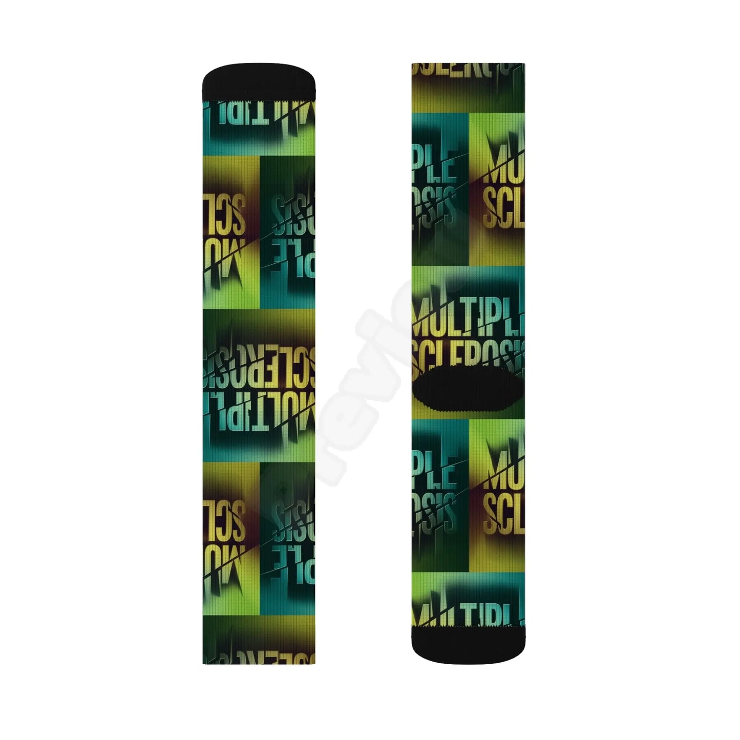 Multiple Sclerosis (MS) Sublimation Socks Printify
