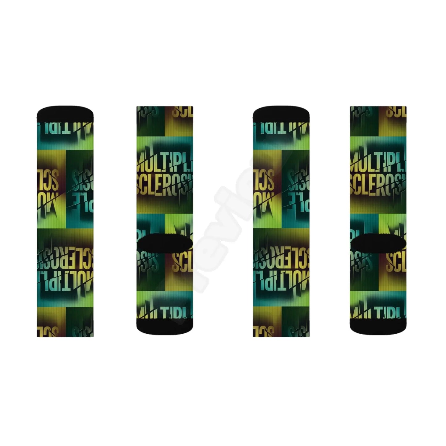 Multiple Sclerosis (MS) Sublimation Socks Printify