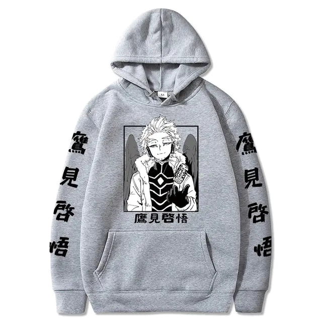 Japanese Anime Unisex Hoodies Sweatshirts Tops Canvas Graffitti