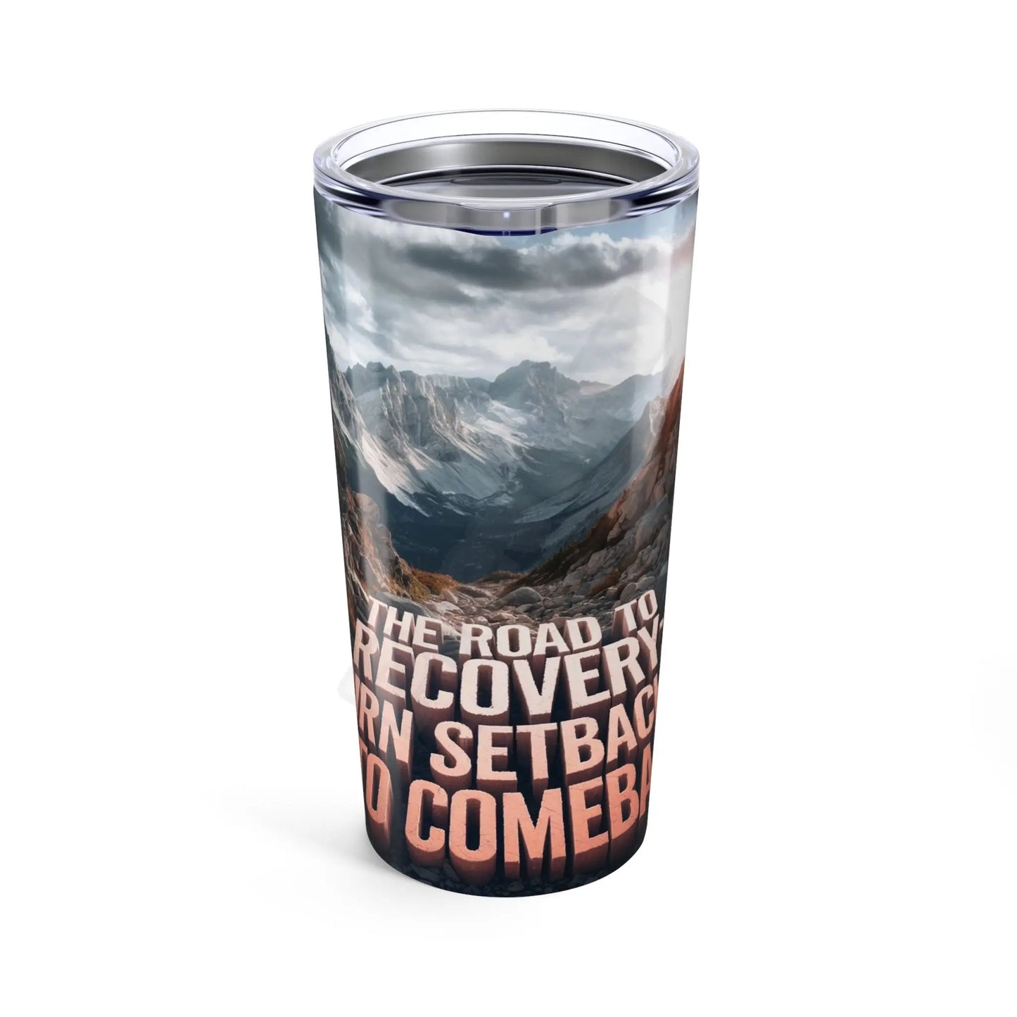 Road to Recovery Tumbler 20oz Printify