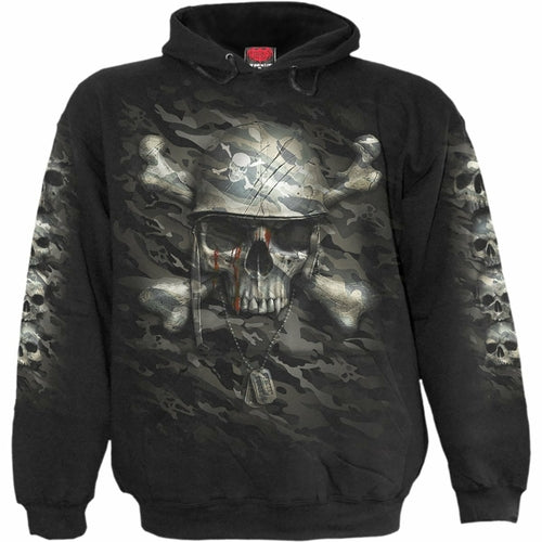 CAMO-SKULL - Hoody Black Black Jasper