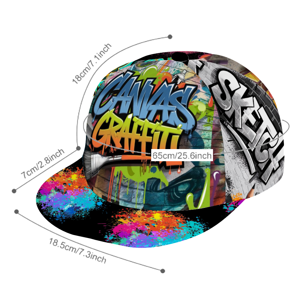 Canvas Graffitti - Adjustable Trucker Hat #2 ThisNew