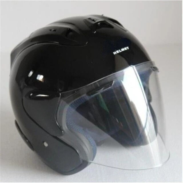 Motorcycle Half Helmet Canvas Graffitti