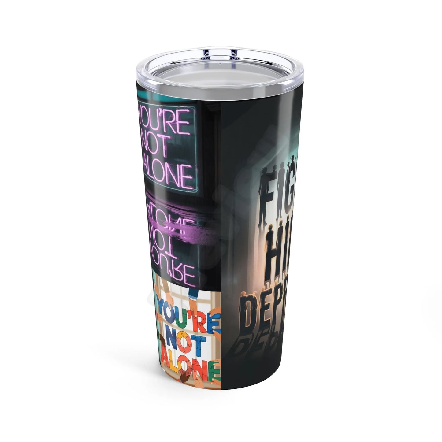 depression tumbler Printify