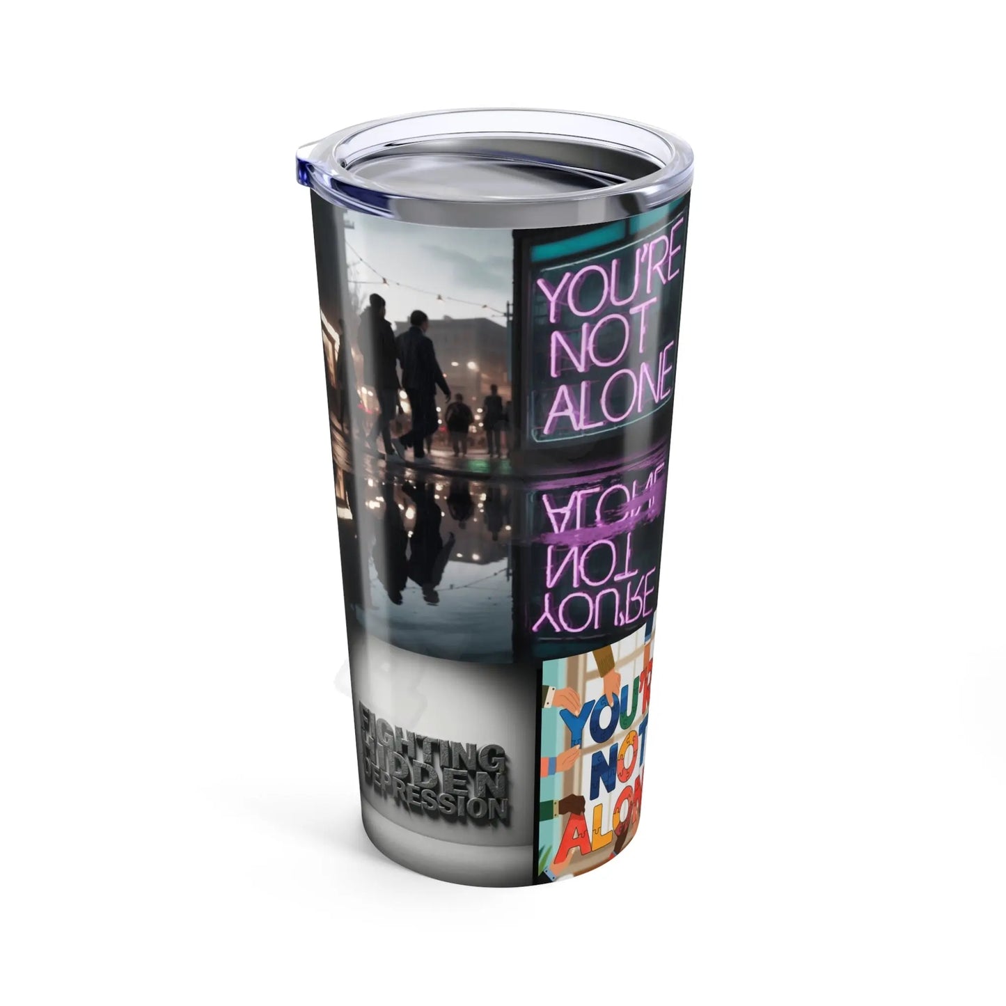 depression tumbler Printify