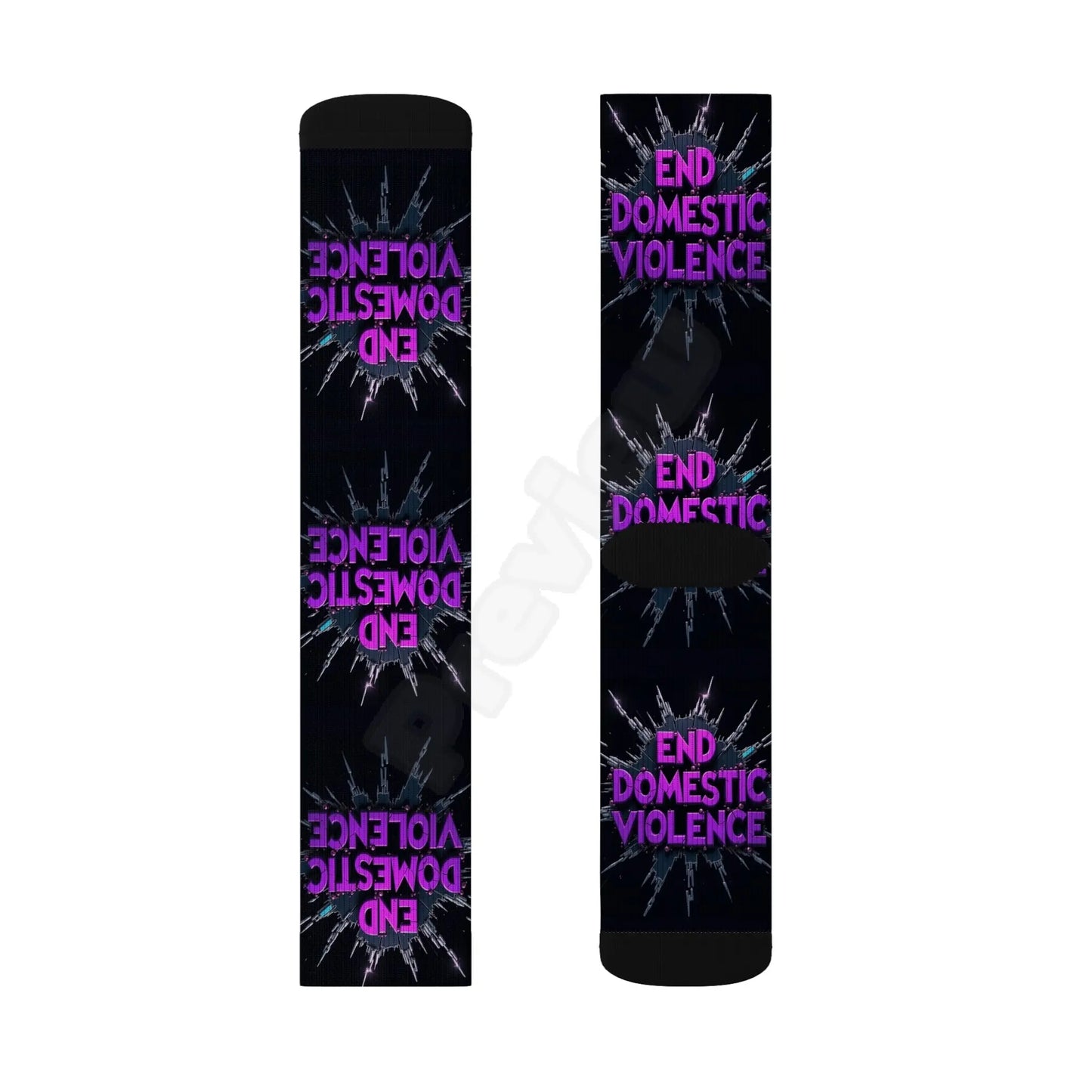 domestic violence Socks #3 Printify