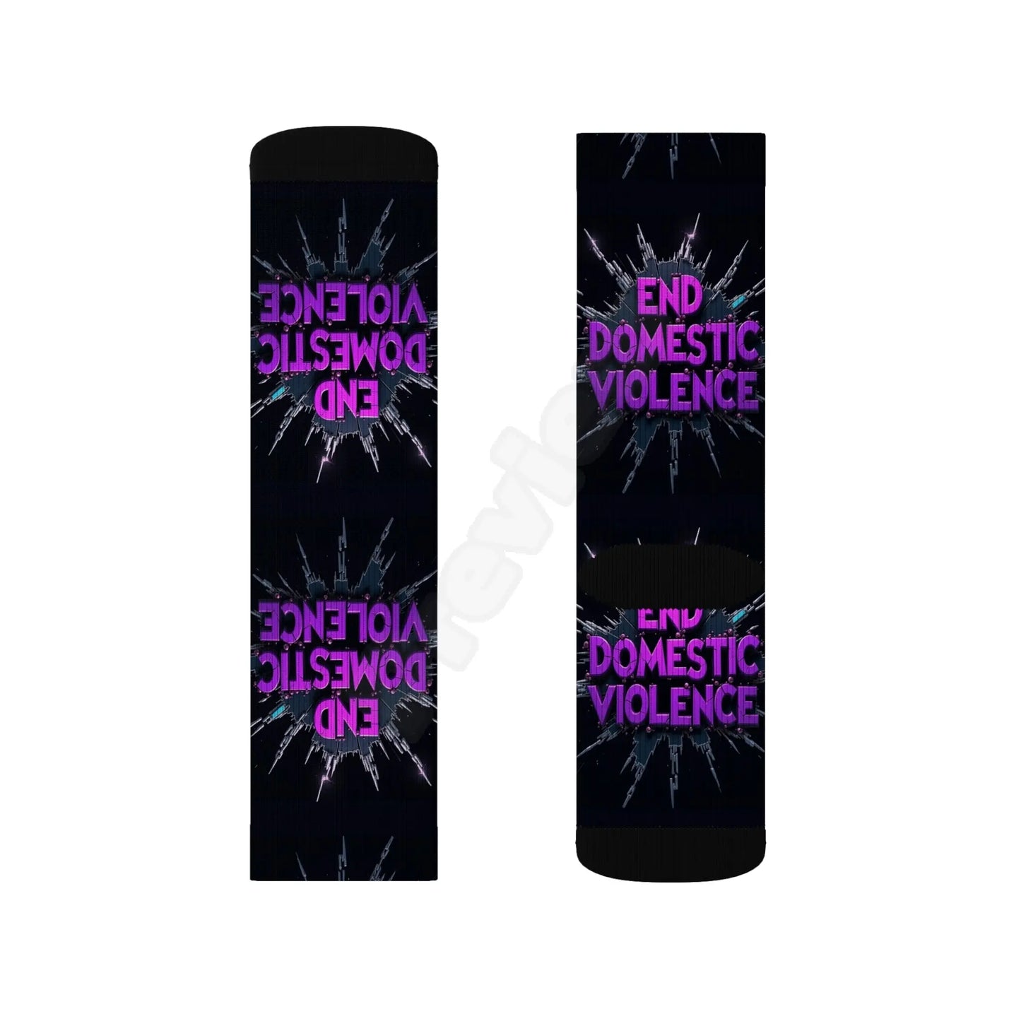 domestic violence Socks #3 Printify