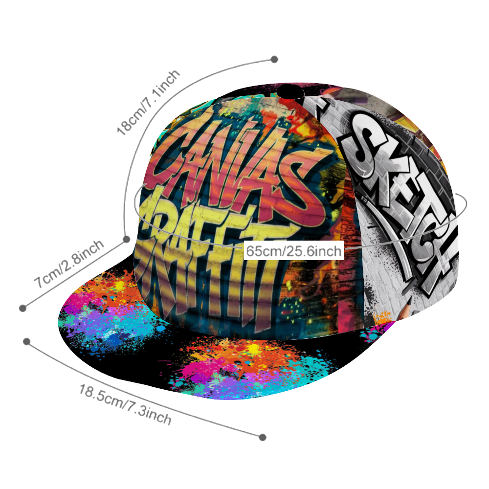 Canvas Graffitti - Adjustable Trucker Hat #1 ThisNew