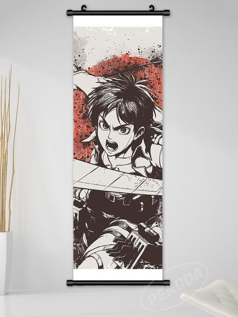 Wall Hanging Anime Painting Poster - Canvas Graffitti
