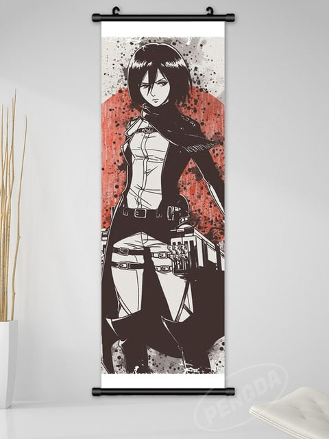 Wall Hanging Anime Painting Poster - Canvas Graffitti