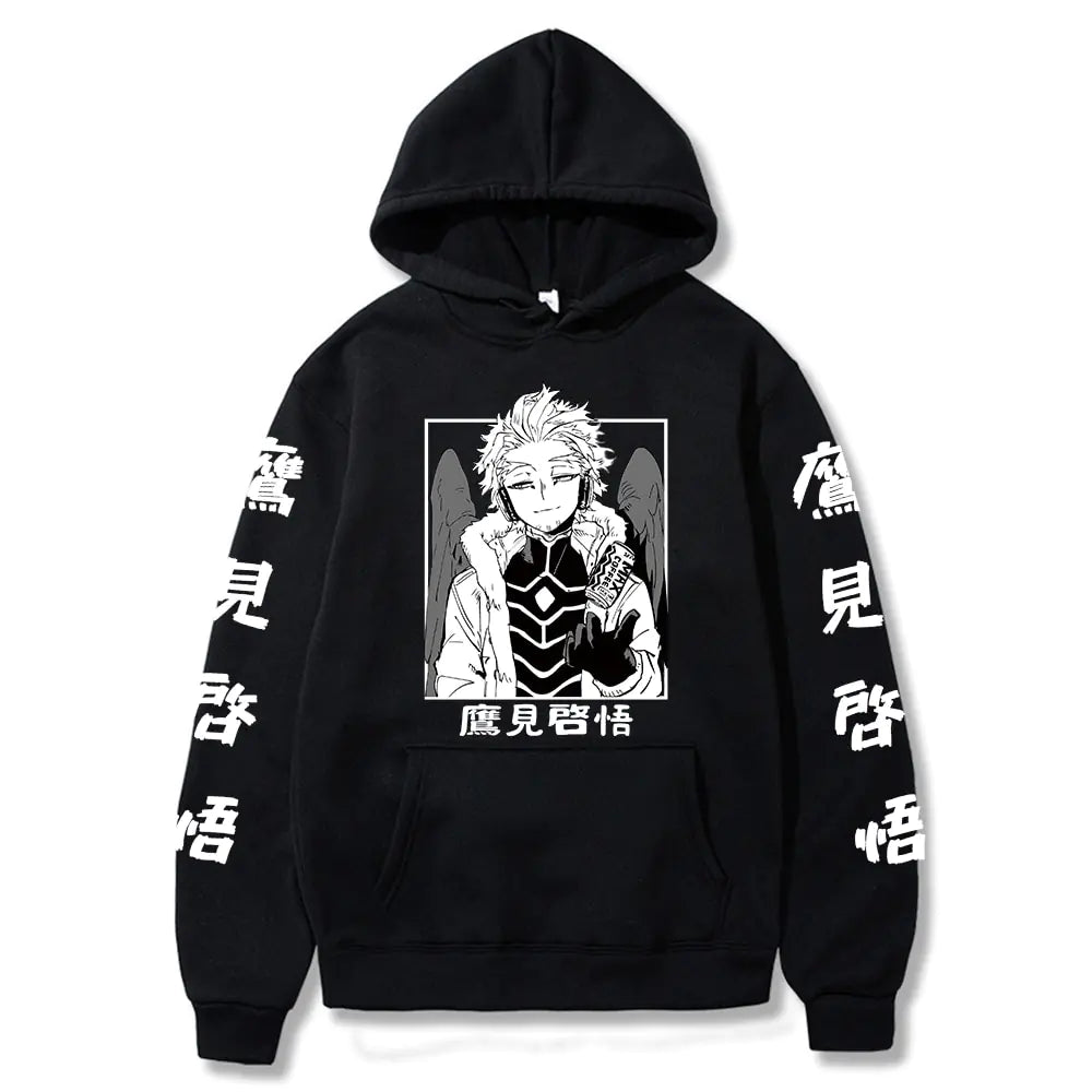 Japanese Anime Unisex Hoodies Sweatshirts Tops Canvas Graffitti