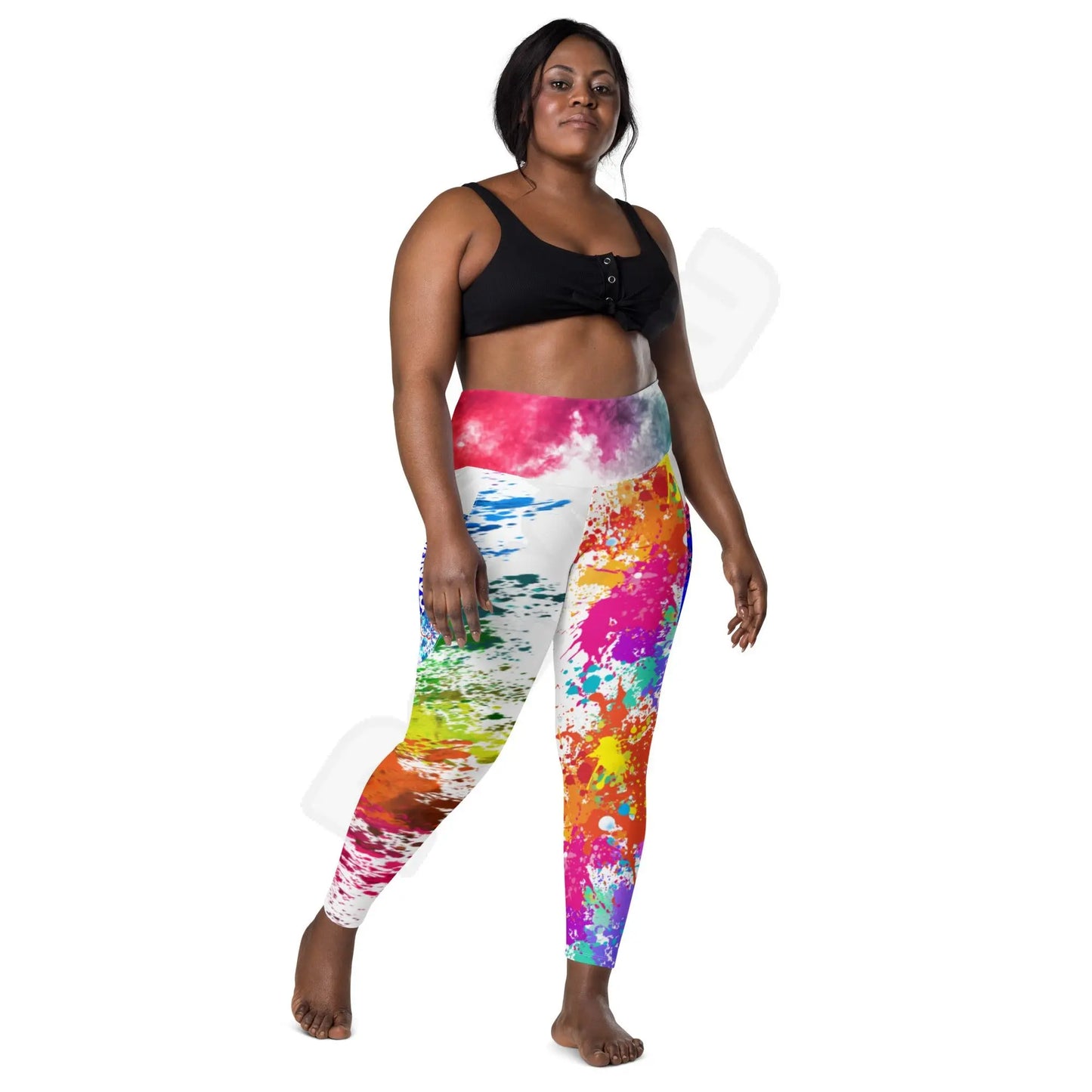 Leggings with pockets Canvas Graffitti