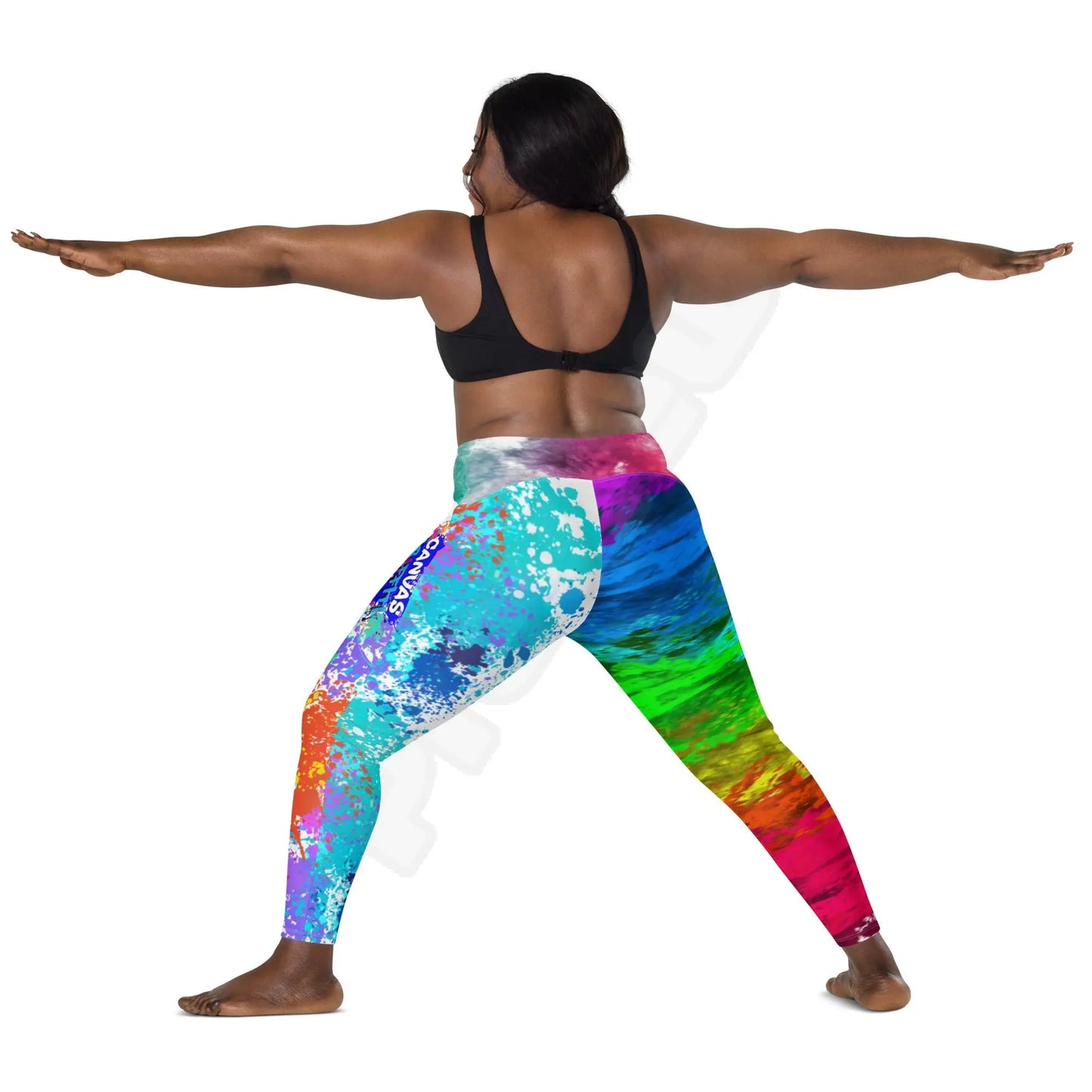 Leggings with pockets Canvas Graffitti