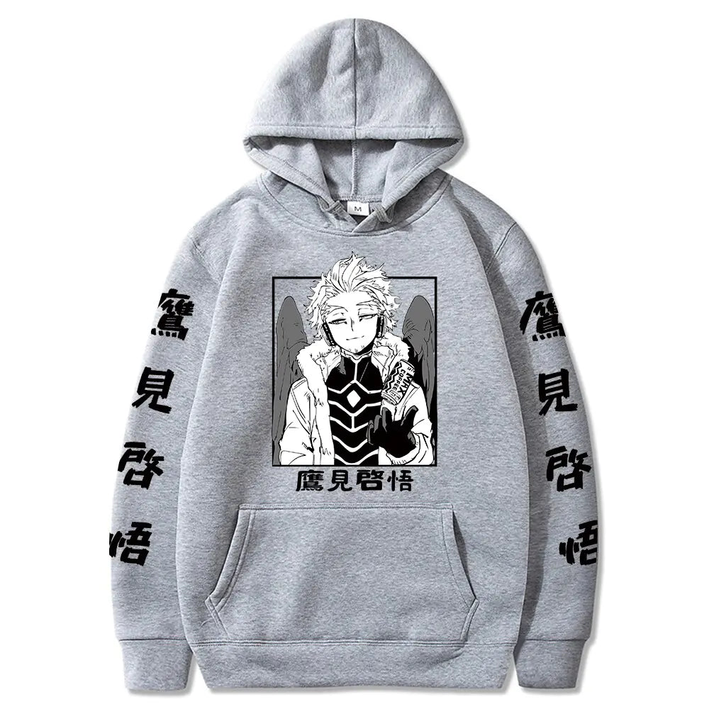 Japanese Anime Unisex Hoodies Sweatshirts Tops Canvas Graffitti