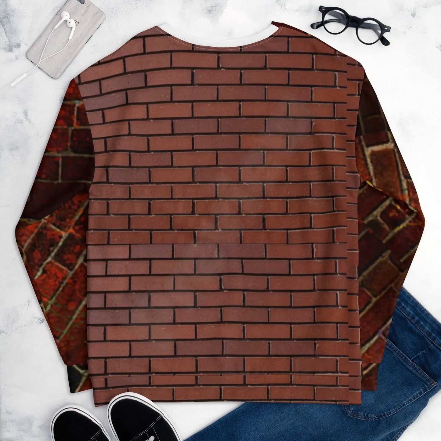 Unisex SweatshirtEach unique, all-over printed sweatshirt is precision-cut and hand-sewn to achieve the best possible look and bring out the intricate design. What's more, the durablCanvas GraffittiUnisex Sweatshirt