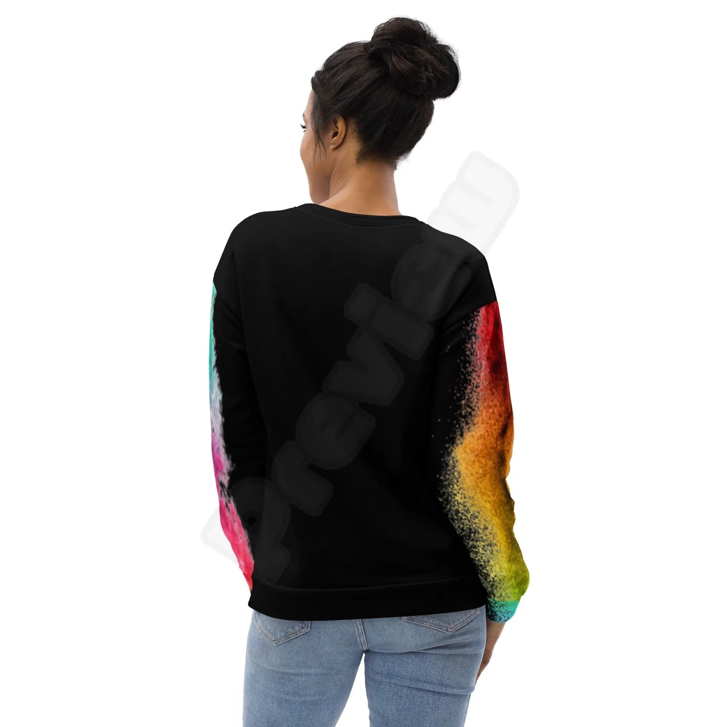 Unisex Sweatshirt (black)Each unique, all-over printed sweatshirt is precision-cut and hand-sewn to achieve the best possible look and bring out the intricate design. What's more, the durablCanvas GraffittiUnisex Sweatshirt (black)