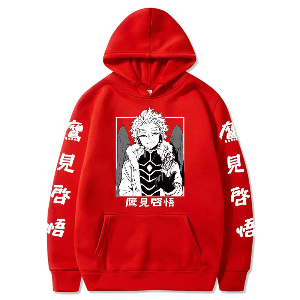 Japanese Anime Unisex Hoodies Sweatshirts Tops Canvas Graffitti