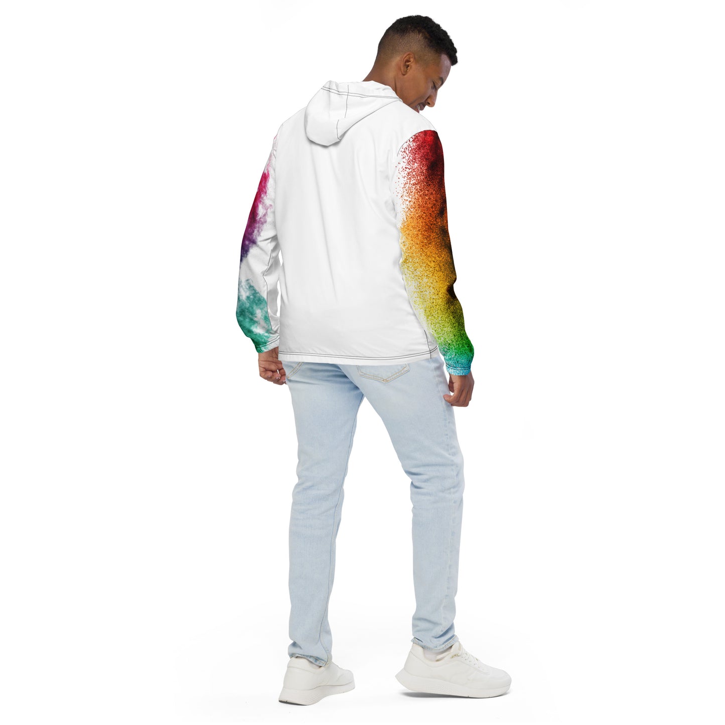 Men’s windbreakerThis lightweight windbreaker ensures maximum comfort on windy, rainy, and sunny days, thanks to the water-resistant fabric and breathable mesh lining. The windbreakeCanvas GraffittiMen’