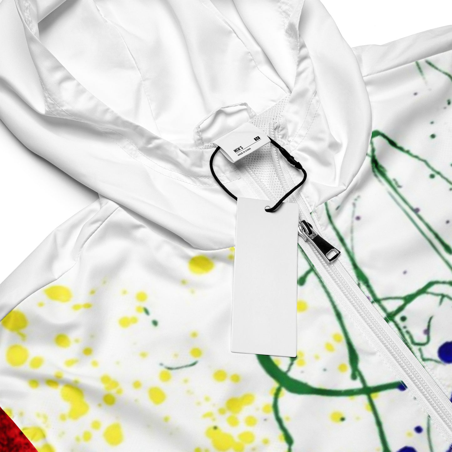 Men’s windbreakerThis lightweight windbreaker ensures maximum comfort on windy, rainy, and sunny days, thanks to the water-resistant fabric and breathable mesh lining. The windbreakeCanvas GraffittiMen’