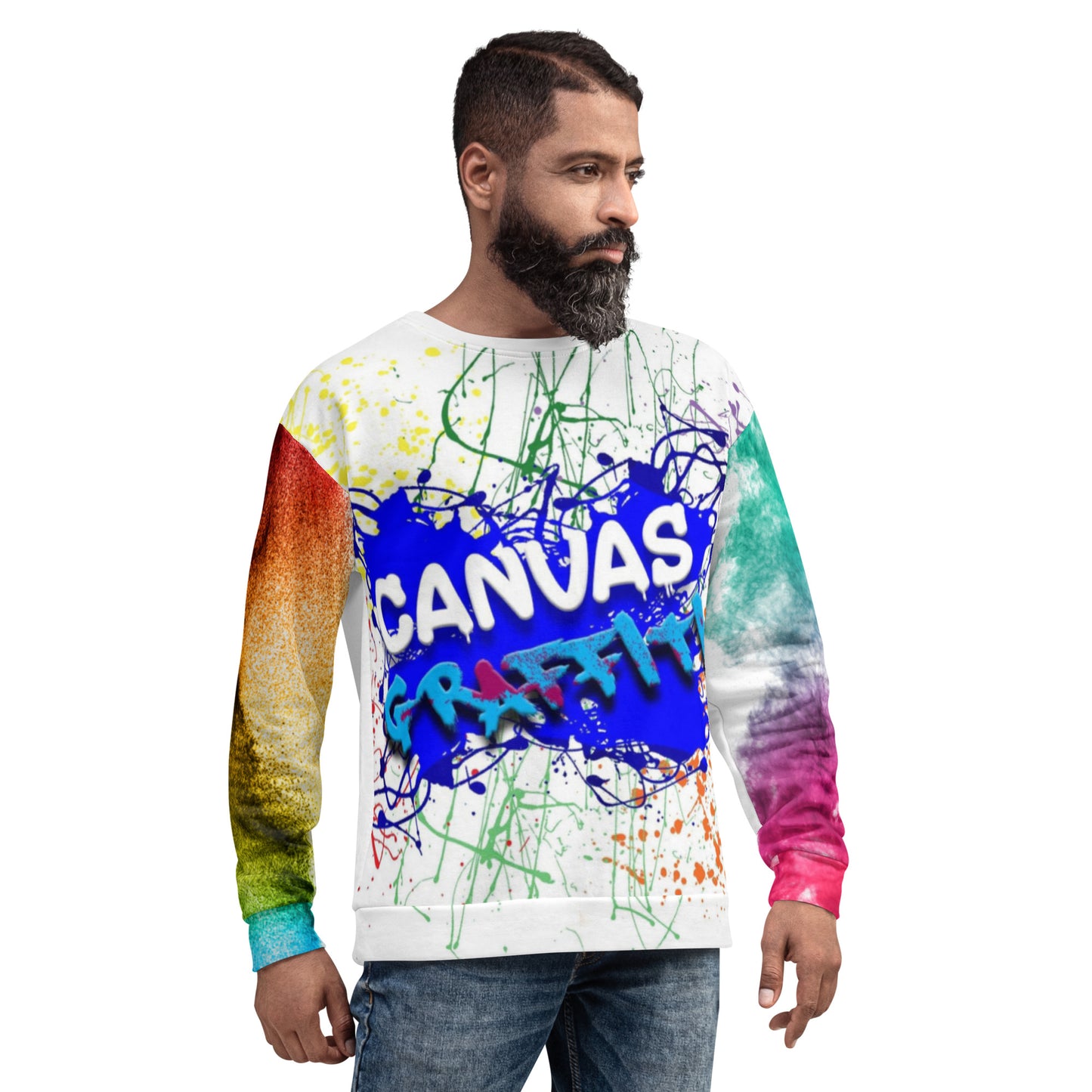 Unisex Sweatshirt Canvas Graffitti