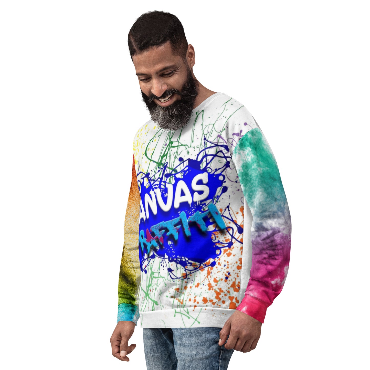 Unisex Sweatshirt Canvas Graffitti