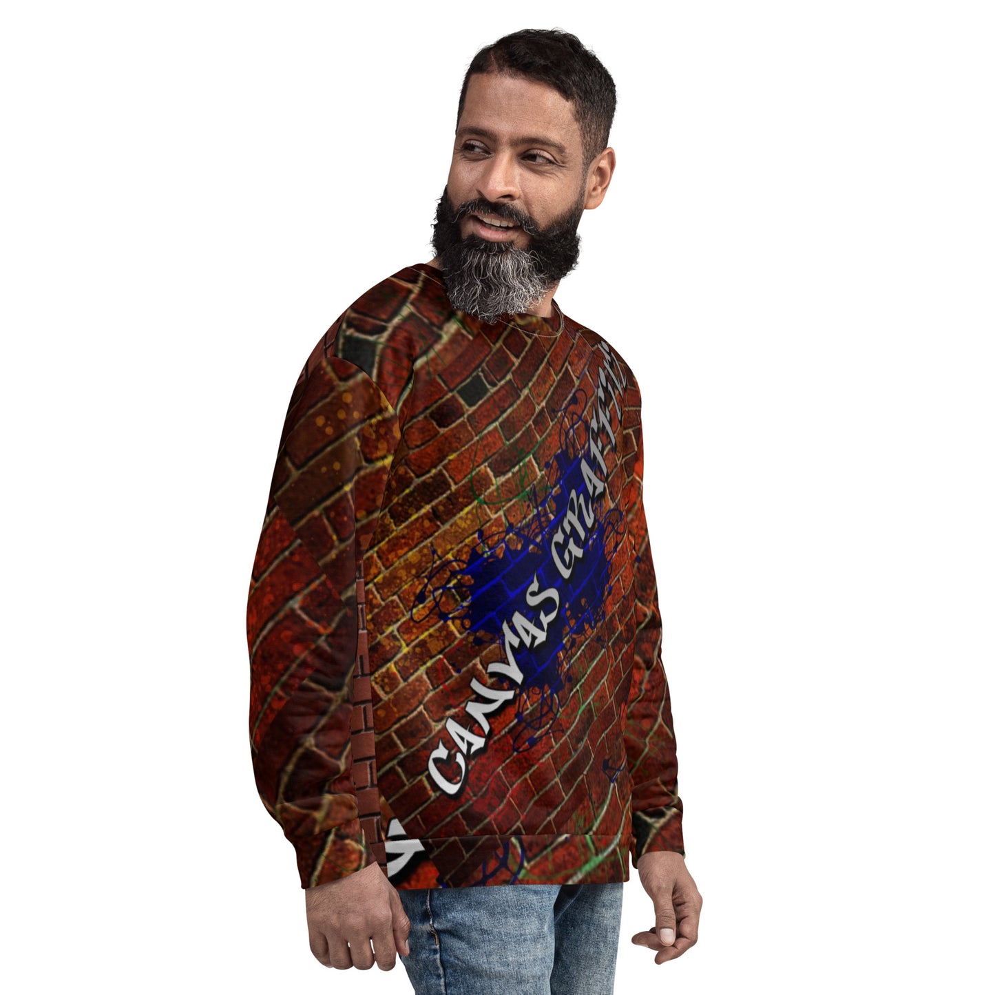 Unisex Sweatshirt Canvas Graffitti