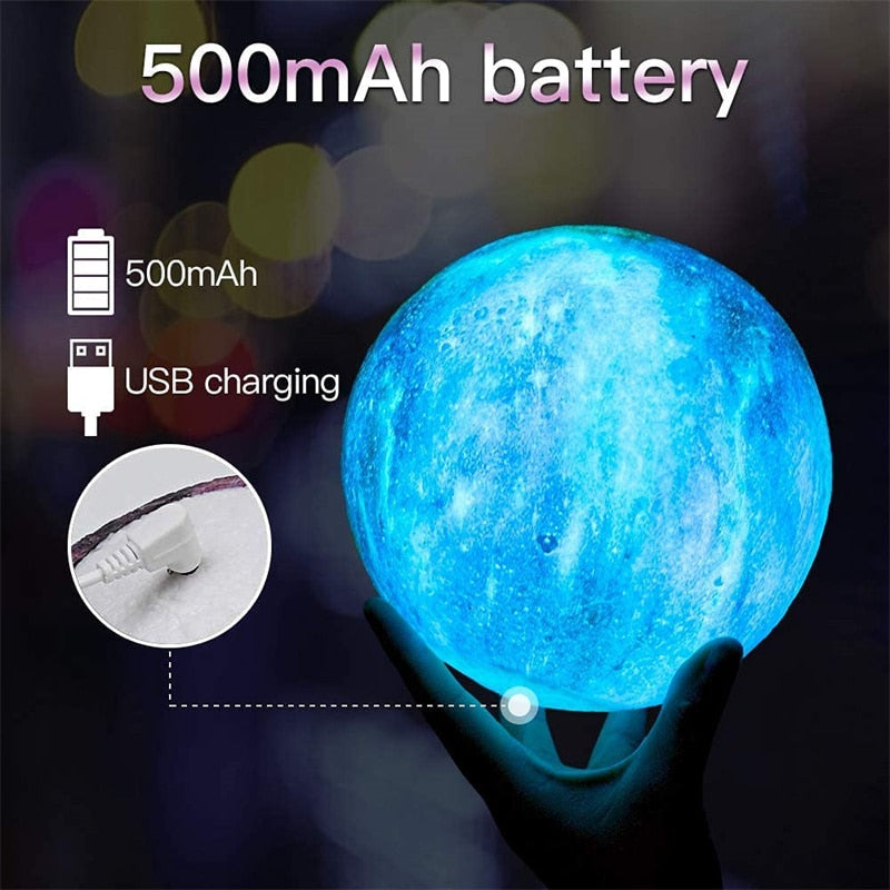 Galaxy Lamp Canvas Graffitti