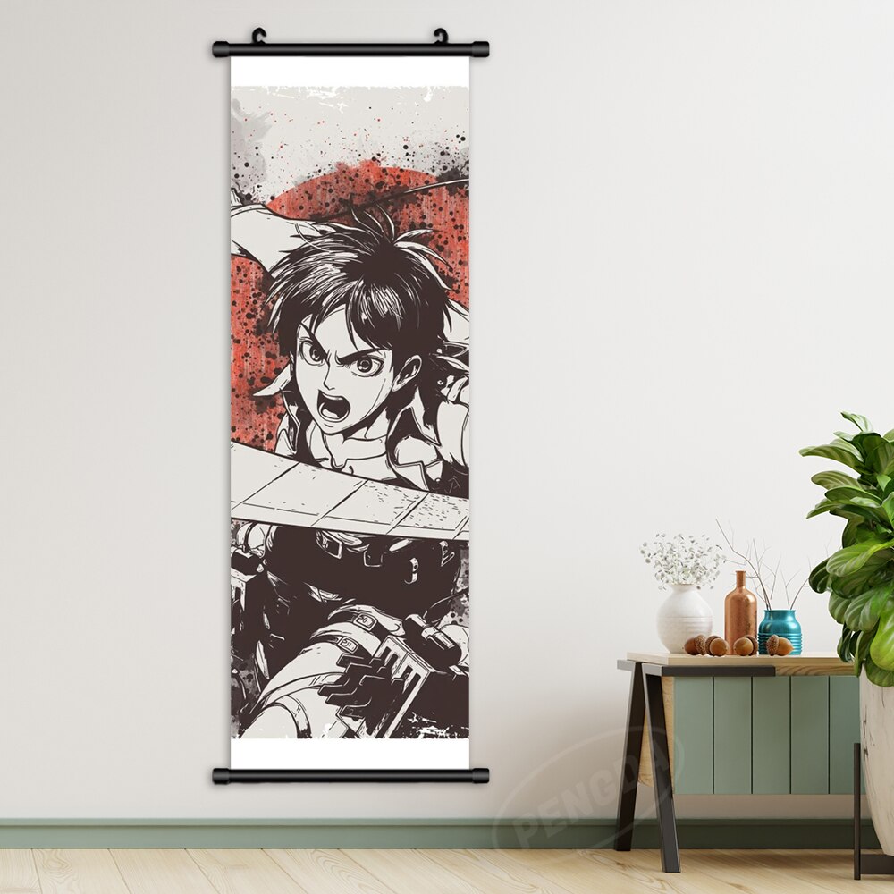 Wall Hanging Anime Painting Poster - Canvas Graffitti