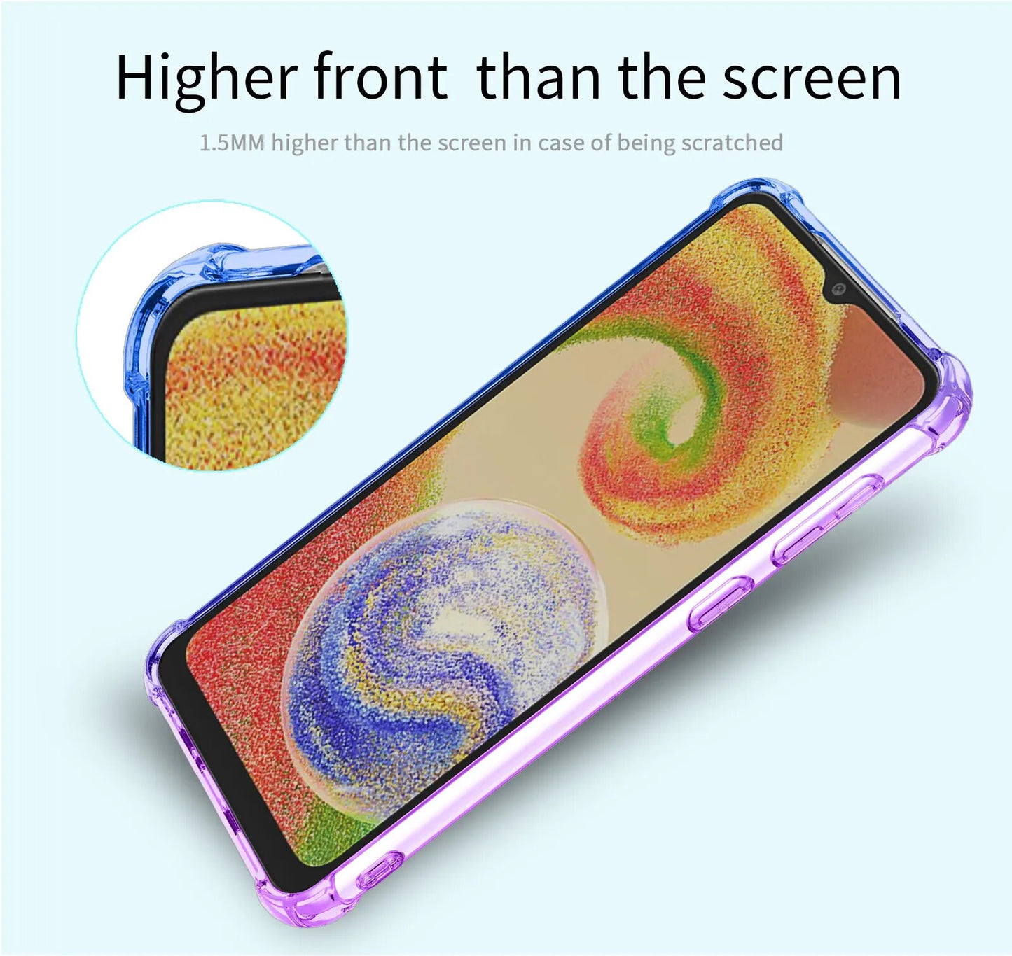 Slim Gradient Phone Case Canvas Graffitti