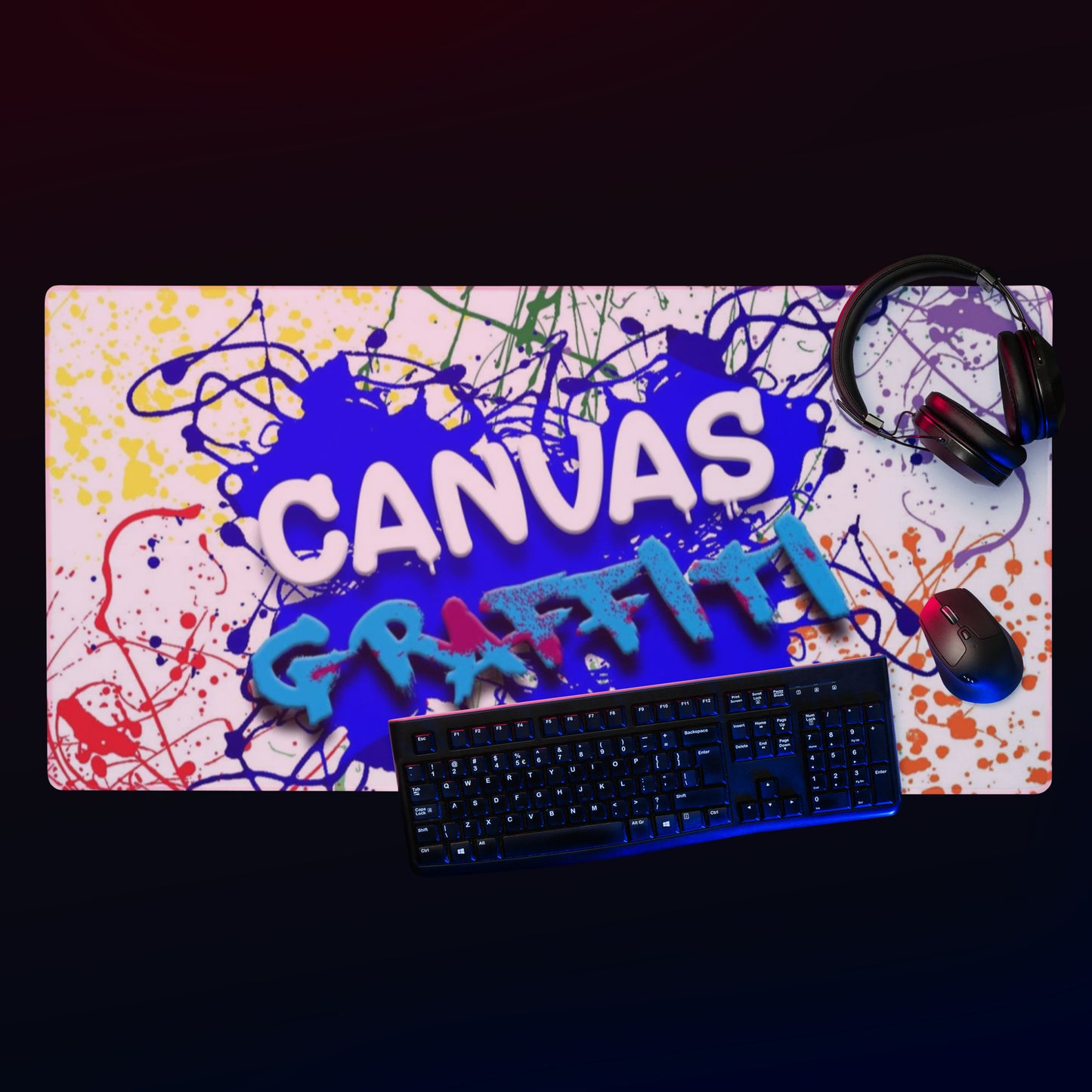 Gaming mouse pad Canvas Graffitti