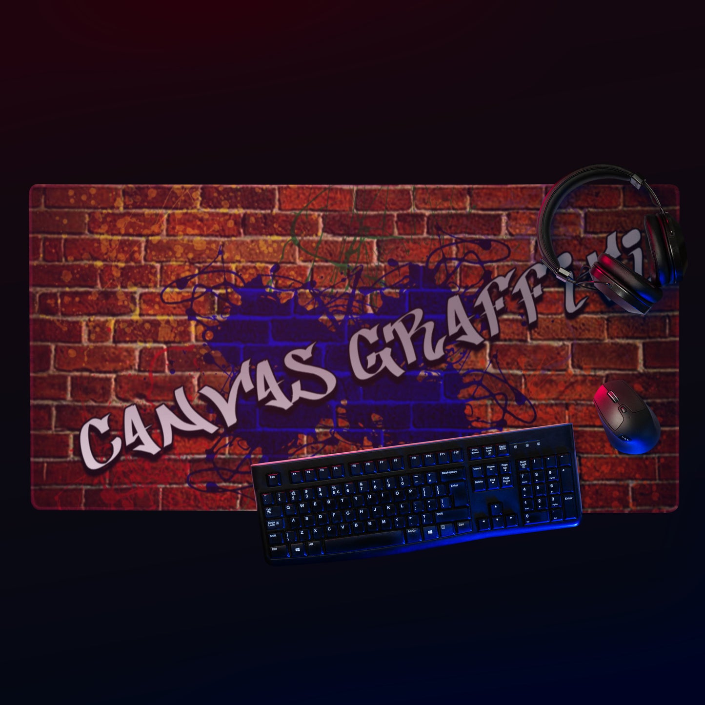 Gaming mouse pad Canvas Graffitti