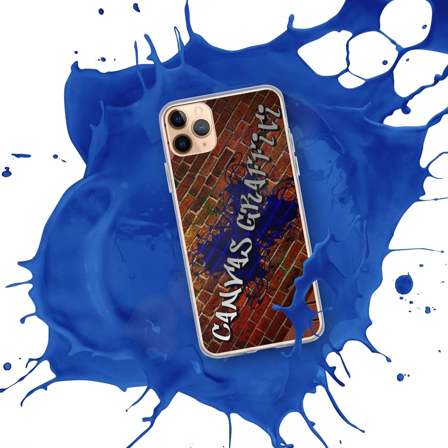iPhone Case brickThis sleek iPhone case protects your phone from scratches, dust, oil, and dirt. It has a solid back and flexible sides that make it easy to take on and off, with preCanvas GraffittiiPhone Case brick