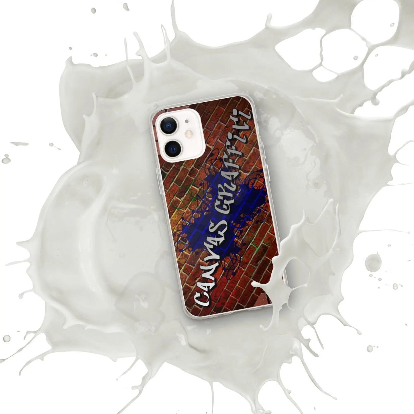 iPhone Case brickThis sleek iPhone case protects your phone from scratches, dust, oil, and dirt. It has a solid back and flexible sides that make it easy to take on and off, with preCanvas GraffittiiPhone Case brick