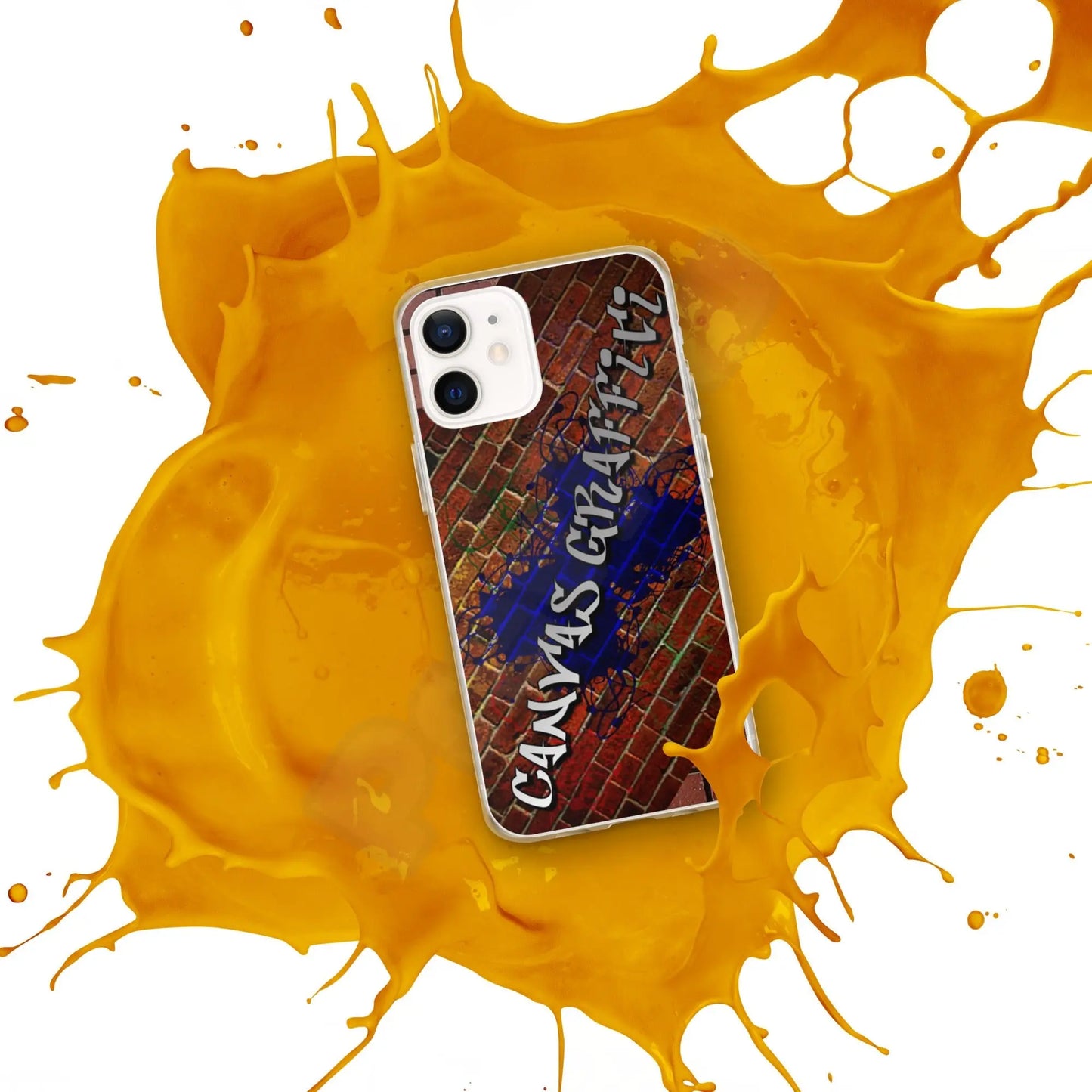 iPhone Case brickThis sleek iPhone case protects your phone from scratches, dust, oil, and dirt. It has a solid back and flexible sides that make it easy to take on and off, with preCanvas GraffittiiPhone Case brick
