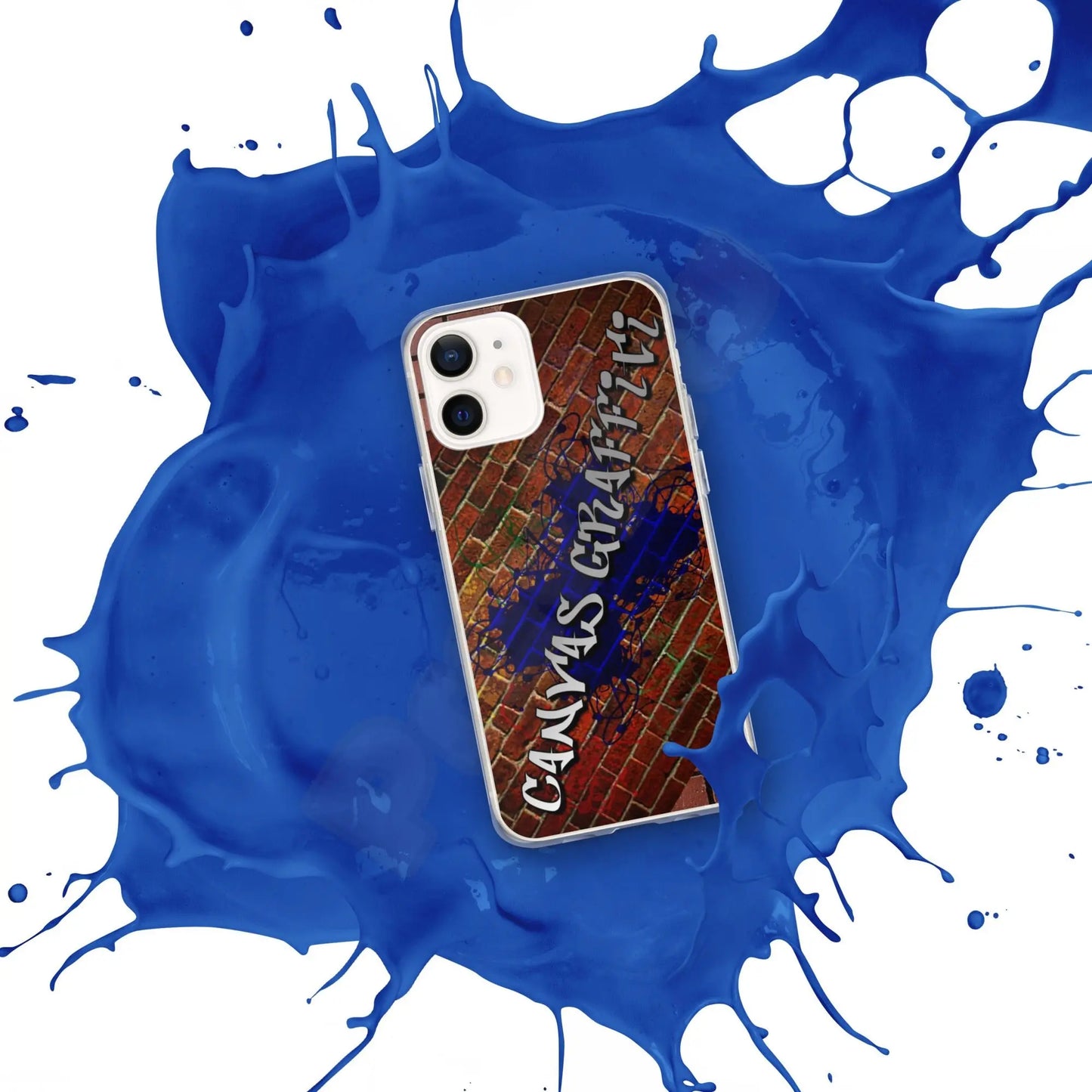 iPhone Case brickThis sleek iPhone case protects your phone from scratches, dust, oil, and dirt. It has a solid back and flexible sides that make it easy to take on and off, with preCanvas GraffittiiPhone Case brick