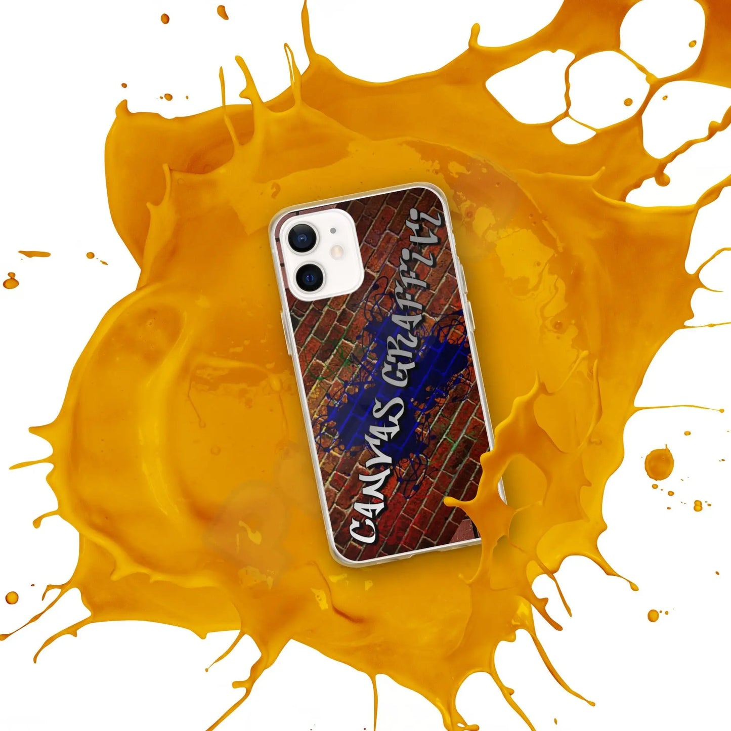 iPhone Case brickThis sleek iPhone case protects your phone from scratches, dust, oil, and dirt. It has a solid back and flexible sides that make it easy to take on and off, with preCanvas GraffittiiPhone Case brick