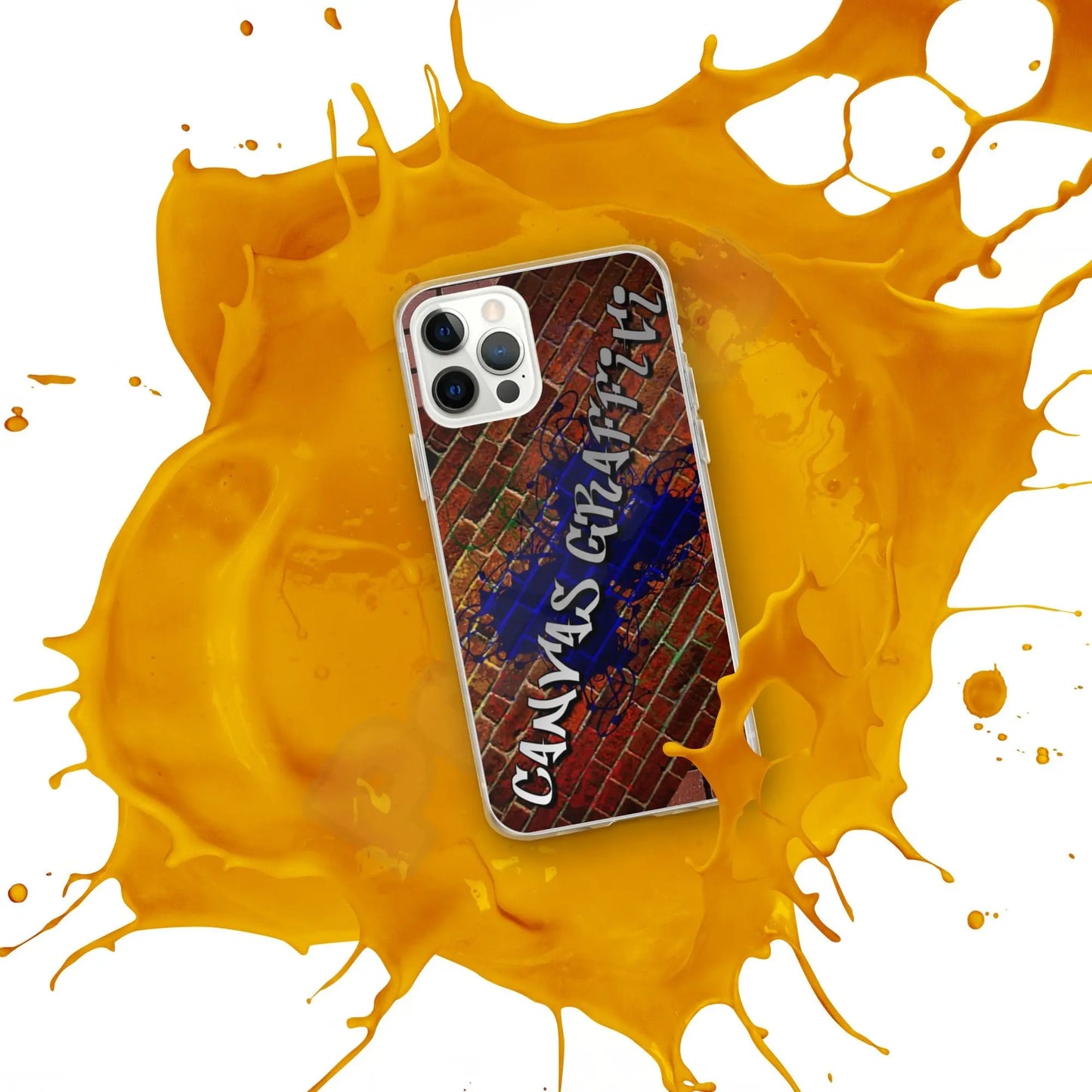 iPhone Case brickThis sleek iPhone case protects your phone from scratches, dust, oil, and dirt. It has a solid back and flexible sides that make it easy to take on and off, with preCanvas GraffittiiPhone Case brick