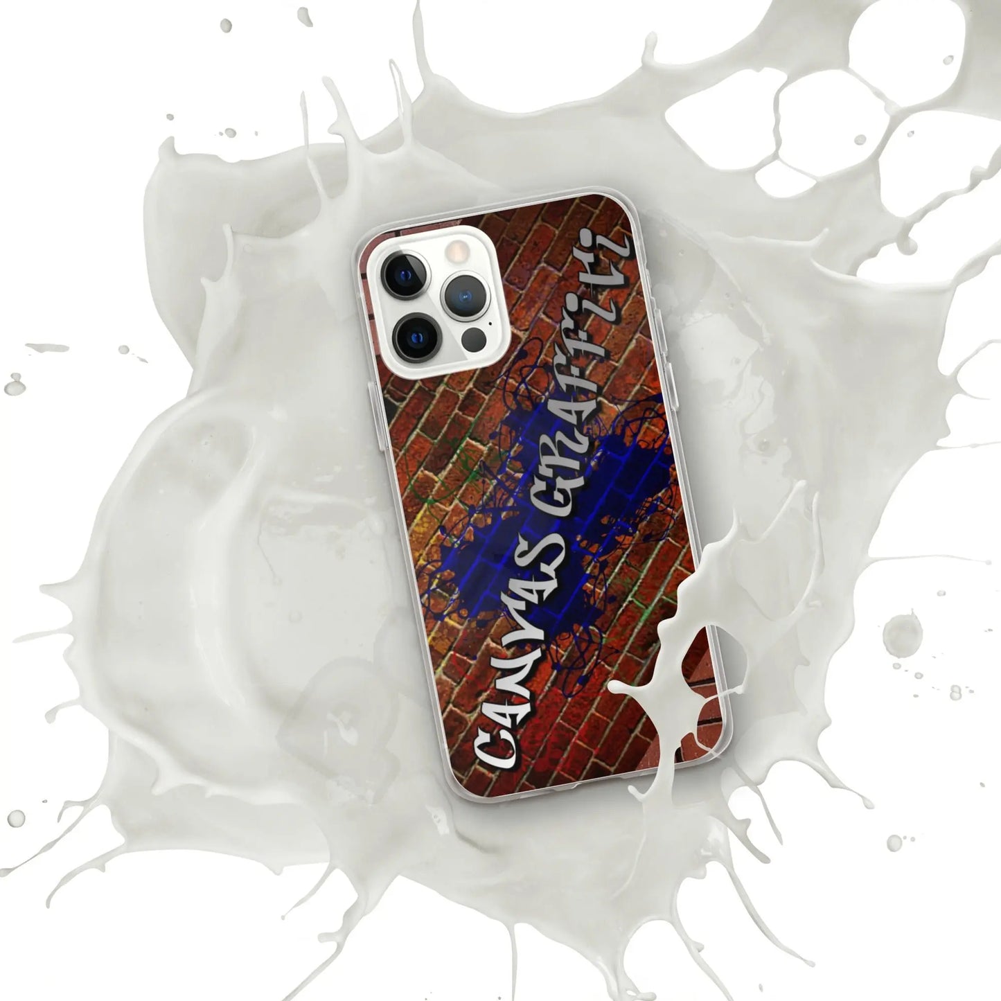 iPhone Case brickThis sleek iPhone case protects your phone from scratches, dust, oil, and dirt. It has a solid back and flexible sides that make it easy to take on and off, with preCanvas GraffittiiPhone Case brick